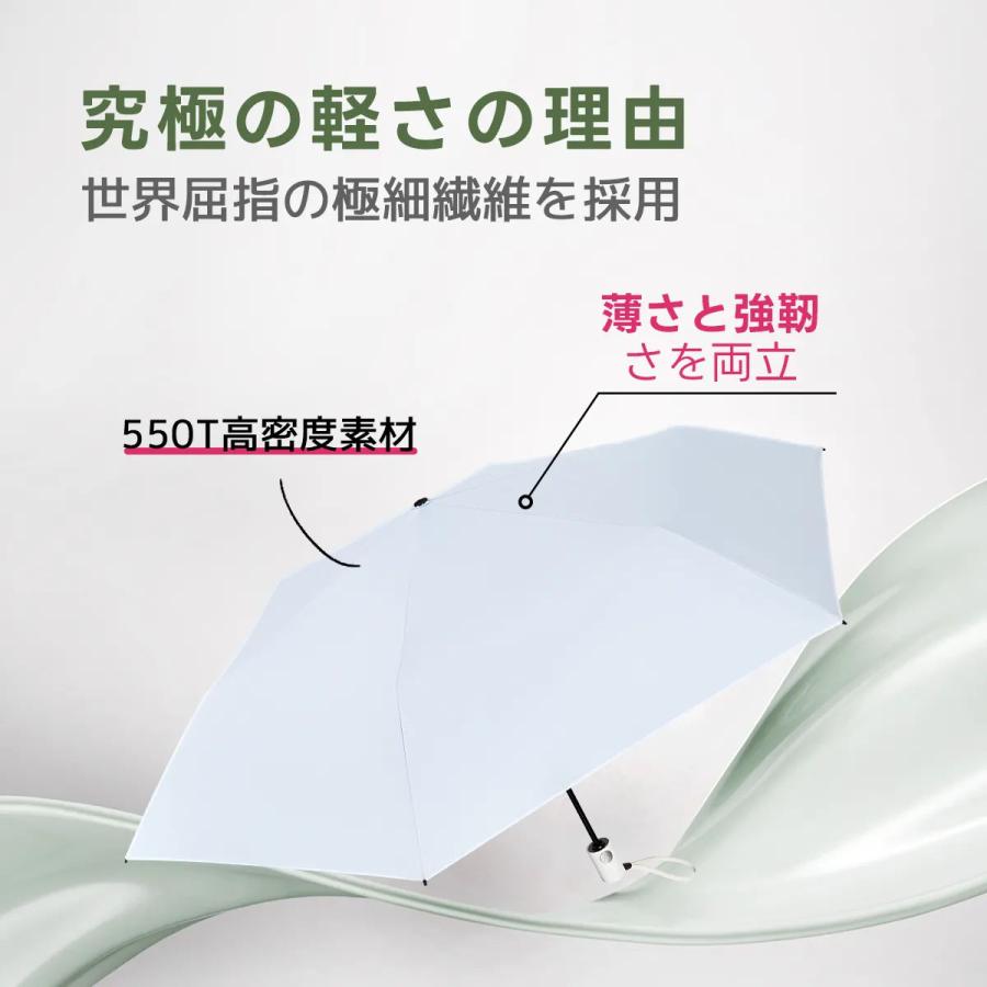 konciwa  【与田祐希×次世代日傘】MFU1S AIR 最軽量 約200g 6本骨 90cm 形状記憶折りたたみ傘 完全遮光100% UVカット 2026年新作 日傘 正規代理店の画像