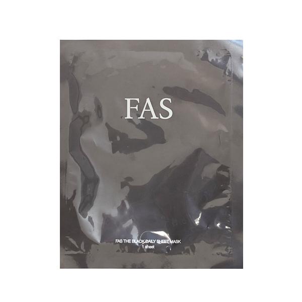 送料無料定形外郵便 ファス FAS ザ ブラック デイリー シートマスク 1