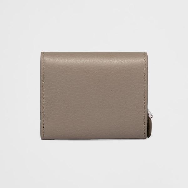 ヴィッテロダイノレザーミニ財布(グレー)- ヴィッテロダイノレザーミニ財布(グレー)-
