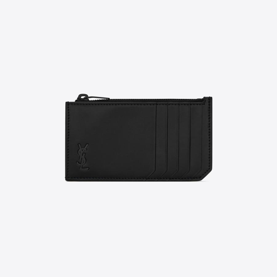 サンローラン SAINT LAURENT ジップカードケース “タイニーカサンドラ