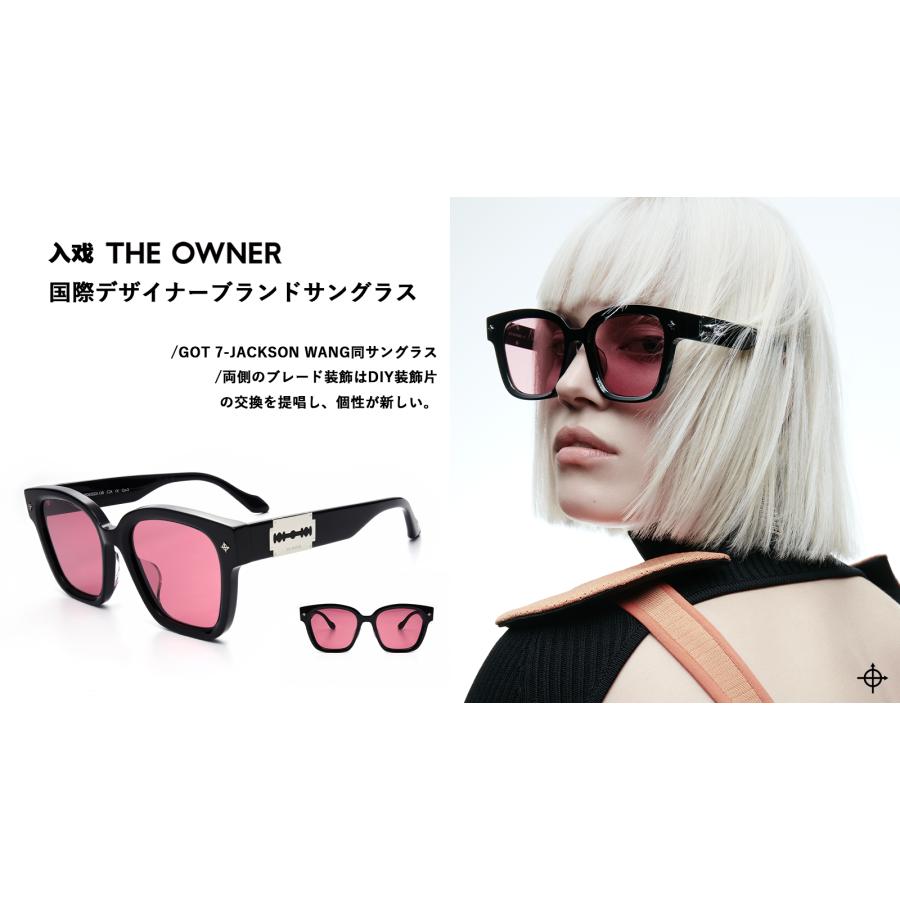 入戲 THE OWNER サングラス ブラック T6521R1 ジャクソン・ワン愛用