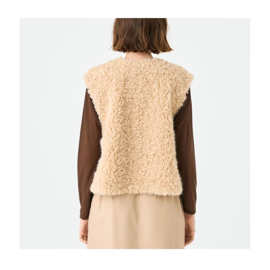 TOMORROWLAND（トゥモローランド） Ballsey ミックスファー Vネック