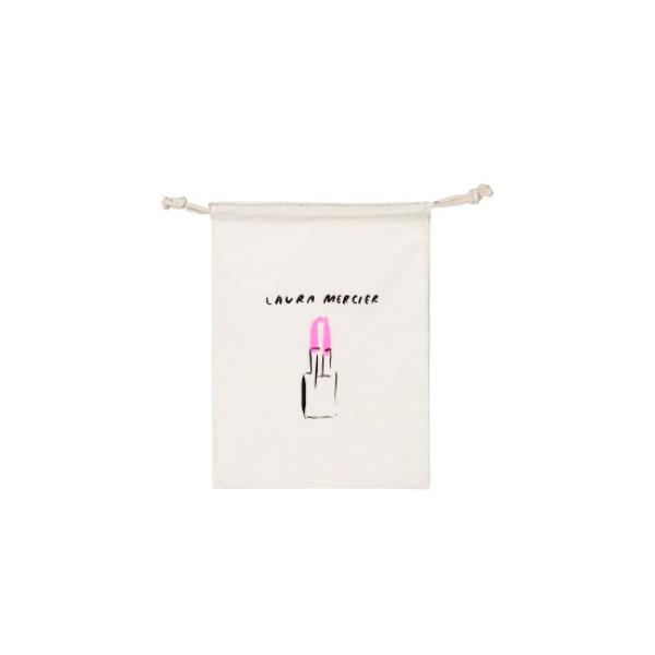 送料無料定形外郵便 ローラ メルシエ 破格値下げ Laura Mercier 特製 イラスト付き バッグ