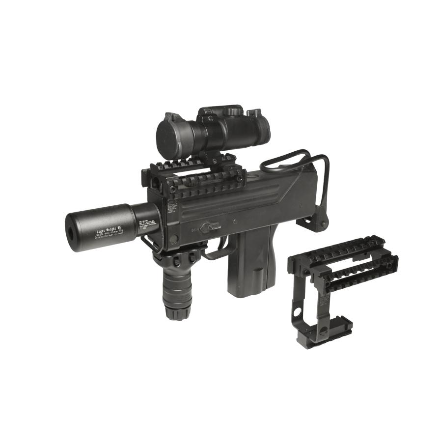 KM企画 DNR マルイ電動 MAC10専用 フレームロックマウントシステム KMオリジナルレイル3個付属セット【MAC10FMSN2】 |  | 01