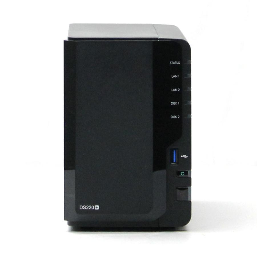 中古】 Synology DiskStation DS220+ 4TB (FAJ21002) NAS : パソコン