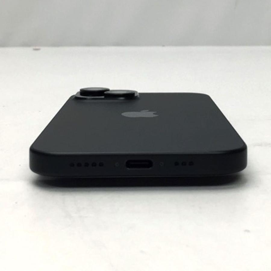 中古】 Apple SIMフリー iPhone 15 128GB ブラック MTMH3J/A (A3089