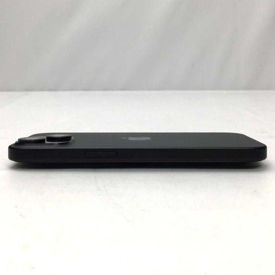 中古】 Apple SIMフリー iPhone 15 128GB ブラック MTMH3J/A (A3089
