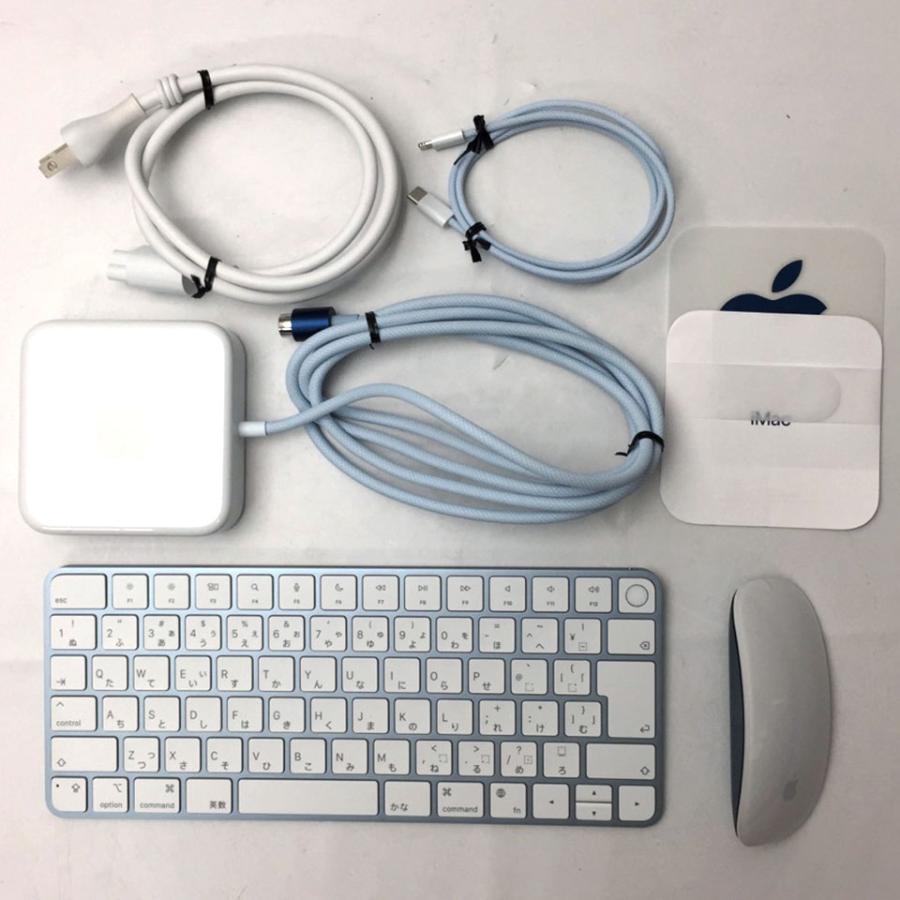 【中古】Apple iMac (24-inch, 2023, Four ports)  (FBA20019)一体型パソコン /macOS 15.7.3 /Apple M3, 10 core GPU / 8GB / 256GB /24インチ 4480 x 2520の画像