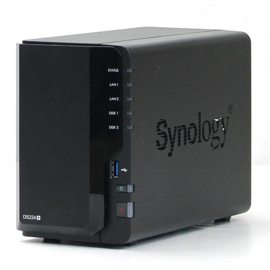 中古】 Synology DiskStation DS224+ 8TB NAS (FBB17005) : パソコン