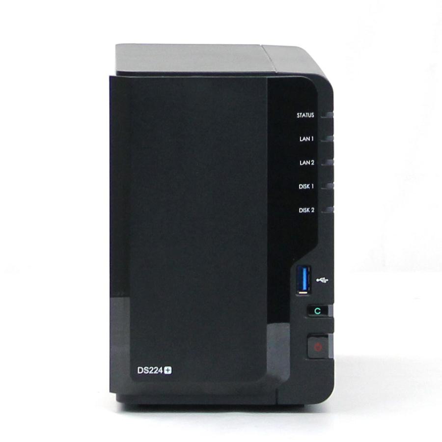 中古】 Synology DiskStation DS224+ 8TB NAS (FBB17005) : パソコン