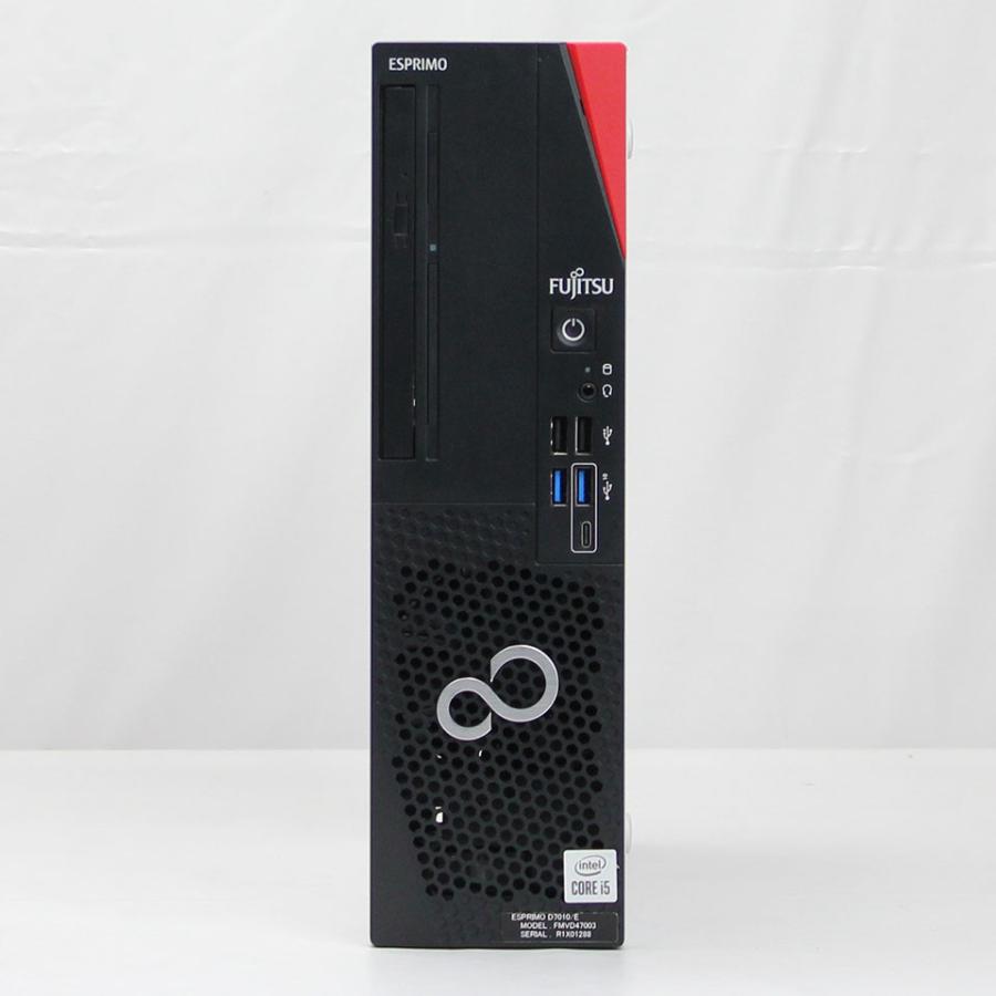 【中古】FUJITSU ESPRIMO D7010/E デスクトップパソコン /Windows11 Pro /Core i5 10500 /メモリ 16GB /M.2 512GBの画像
