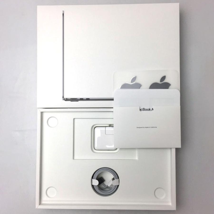 【中古】Apple MacBook Air (M2, 2022) (HBC03008) ノートパソコン /macOS 15.7.4 /Apple M2, 8 core GPU /メモリ 8GB / 256GB /13.6インチ  2560 x 1664の画像
