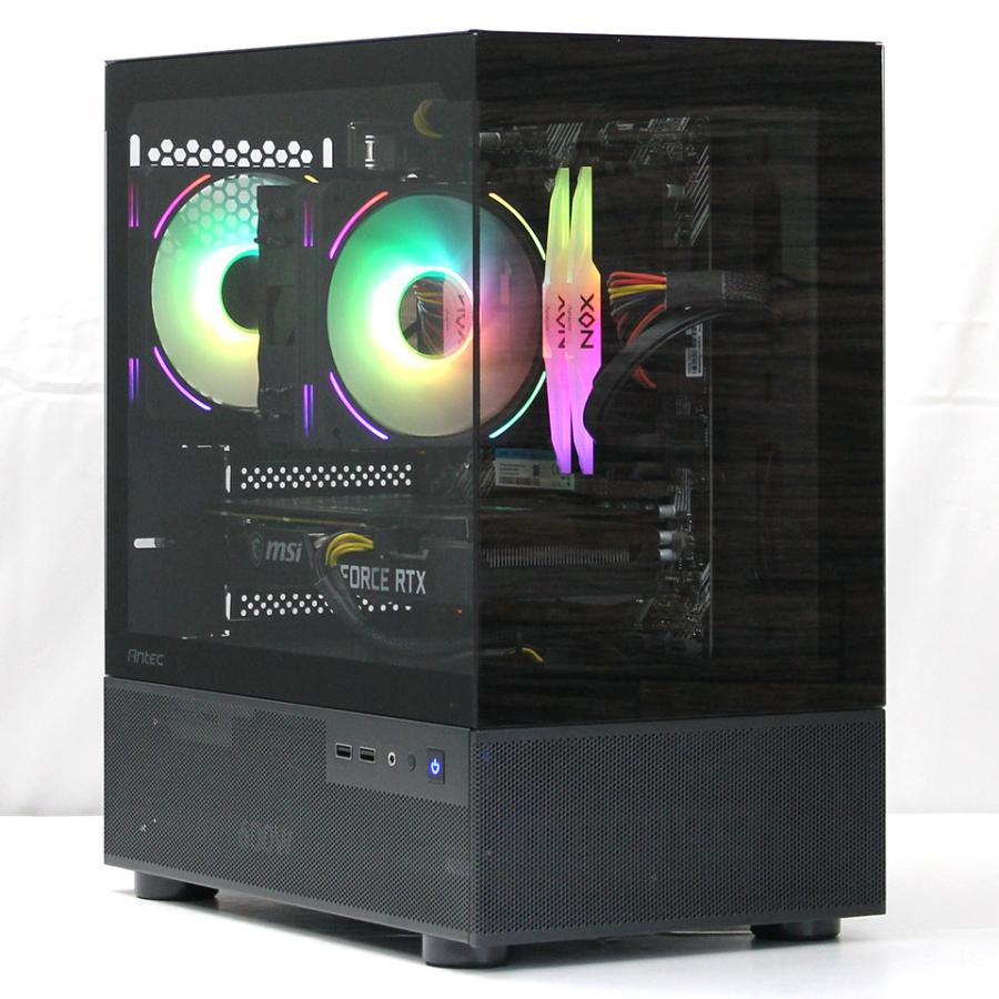 中古】DO-MUオリジナル 魂のPC 光 Antec CX200M RGB Elite RTX3060Ti Antec ゲーミング自作デスクトップ　windows 10 home pro core i5 HDD;500GB