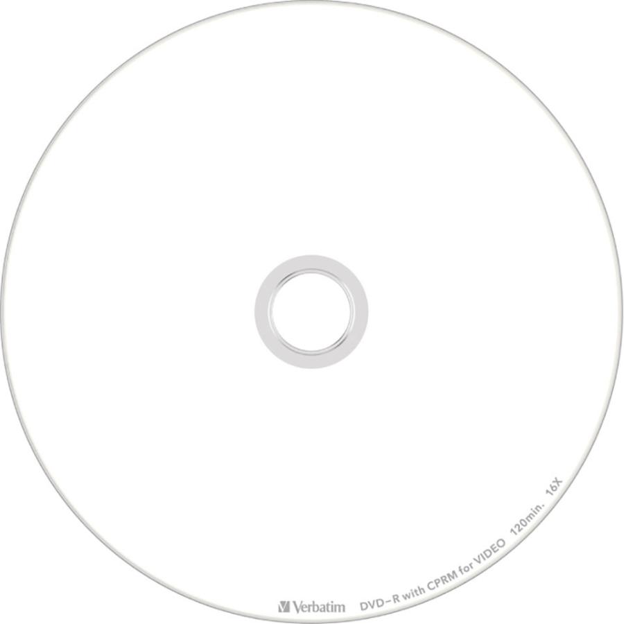 Verbatim(バーベイタム) DVD-R データ＆録画用 CPRM対応 4.7GB 1-16倍速 50枚 (VHR12JP50V4)｜do-mu｜04