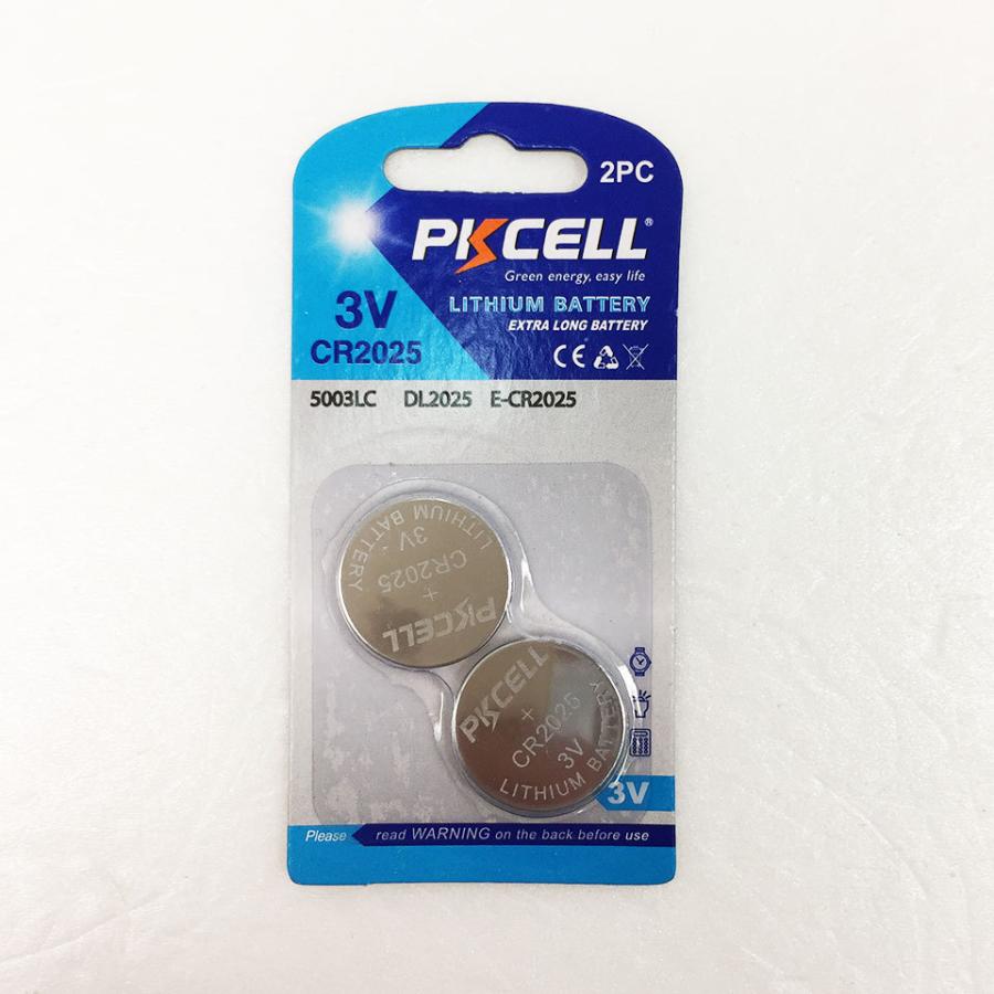 PKCELL リチウムコイン電池 CR2025 (CR02025-2B) :ECDM0018900:パソコンショップ ドーム Yahoo!店 - 通販  - Yahoo!ショッピング