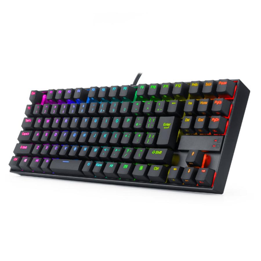 キーボード GSK Jackorn キーボード】 REDRAGON 銀軸92キーボード (K552RGB-JPTI) : パソコン