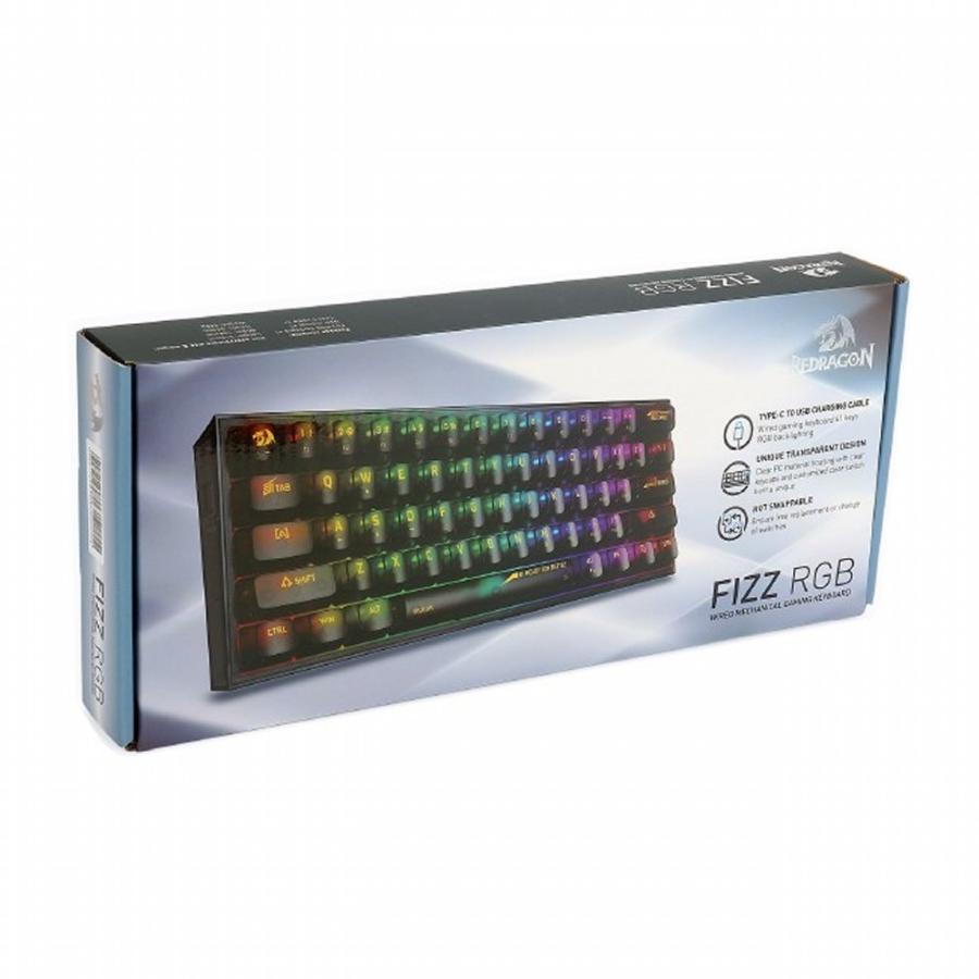 REDRAGON K617CTB-RGBTI FIZZ コンパクトキーボード US配列 REDRAGON K617CTB-RGBTI FIZZ コンパクトキーボード US配列