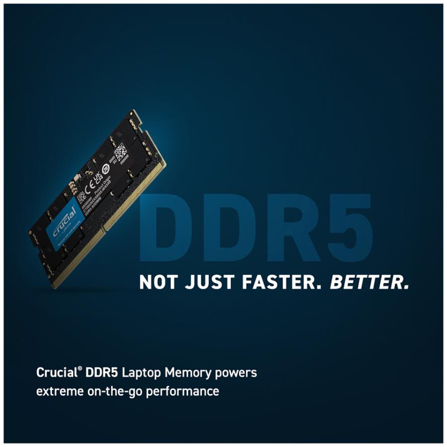 CRUCIAL ｜ クルーシャル CT16G56C46S5 262pin DDR5-5600 16GB SODIMM