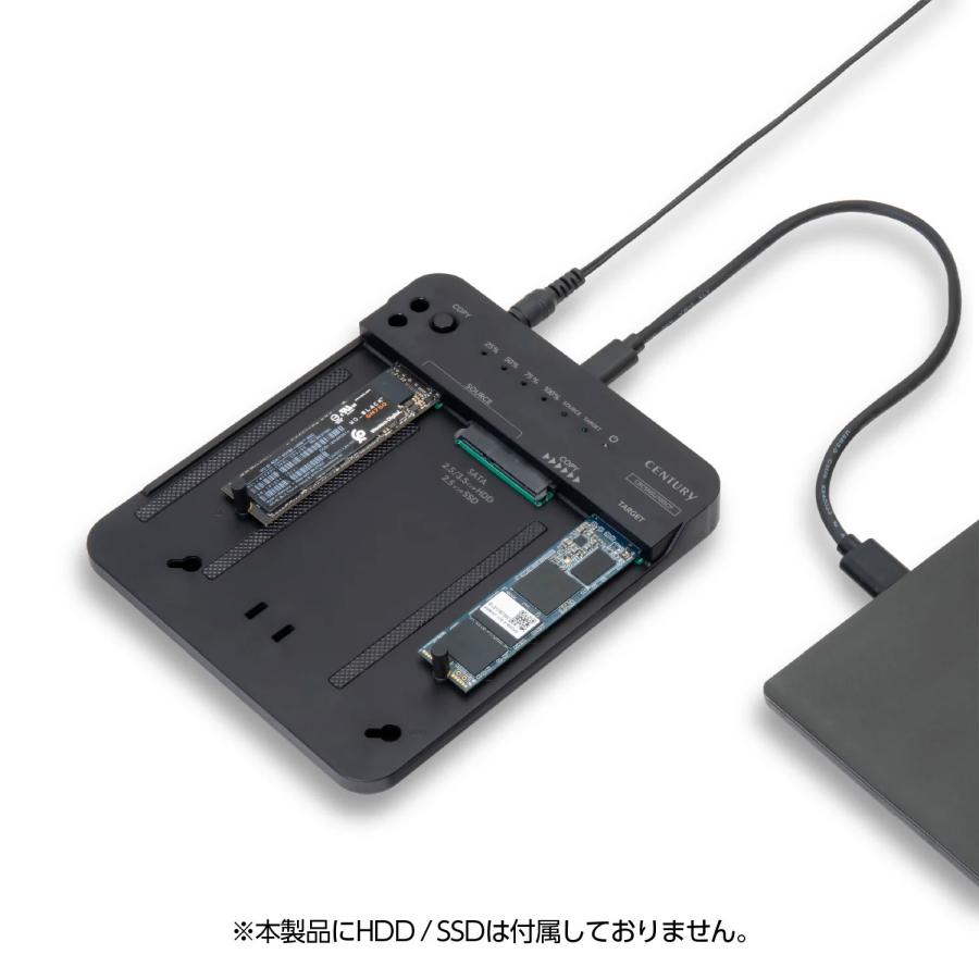 CENTURY (CRCSNSU10GCP) 裸族のどれで〜もステーション＆クローン (M.2 /SATA /変換アダプター /USB3.2 Gen2 )_1