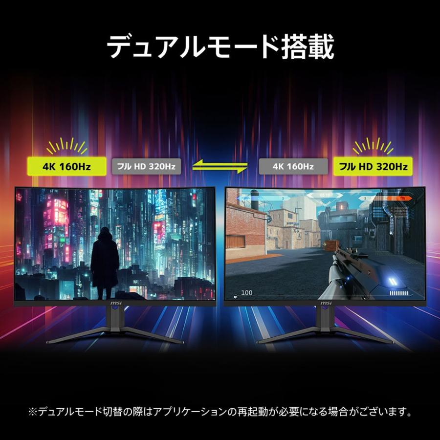 お取り寄せ】MSI (MAG-321CUPDF) 31.5インチ 160Hz 4K UHDゲーミング