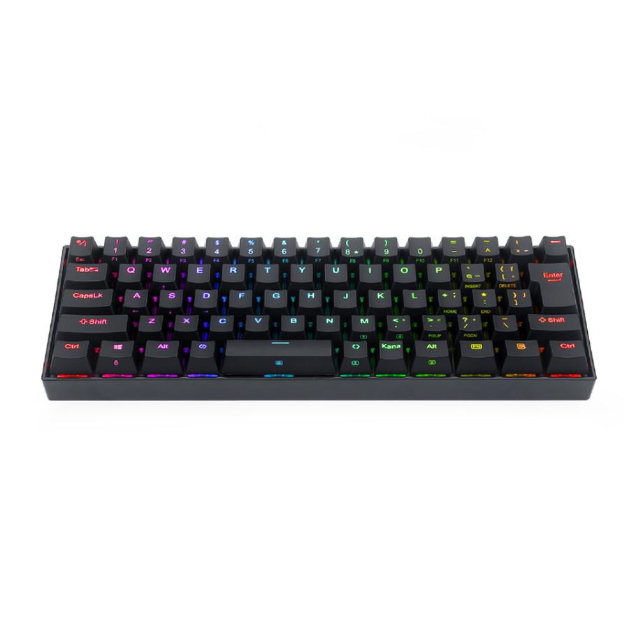 REDRAGON (K630RGB-JPTI) ゲーミングキーボード 日本語 銀軸 66KEY