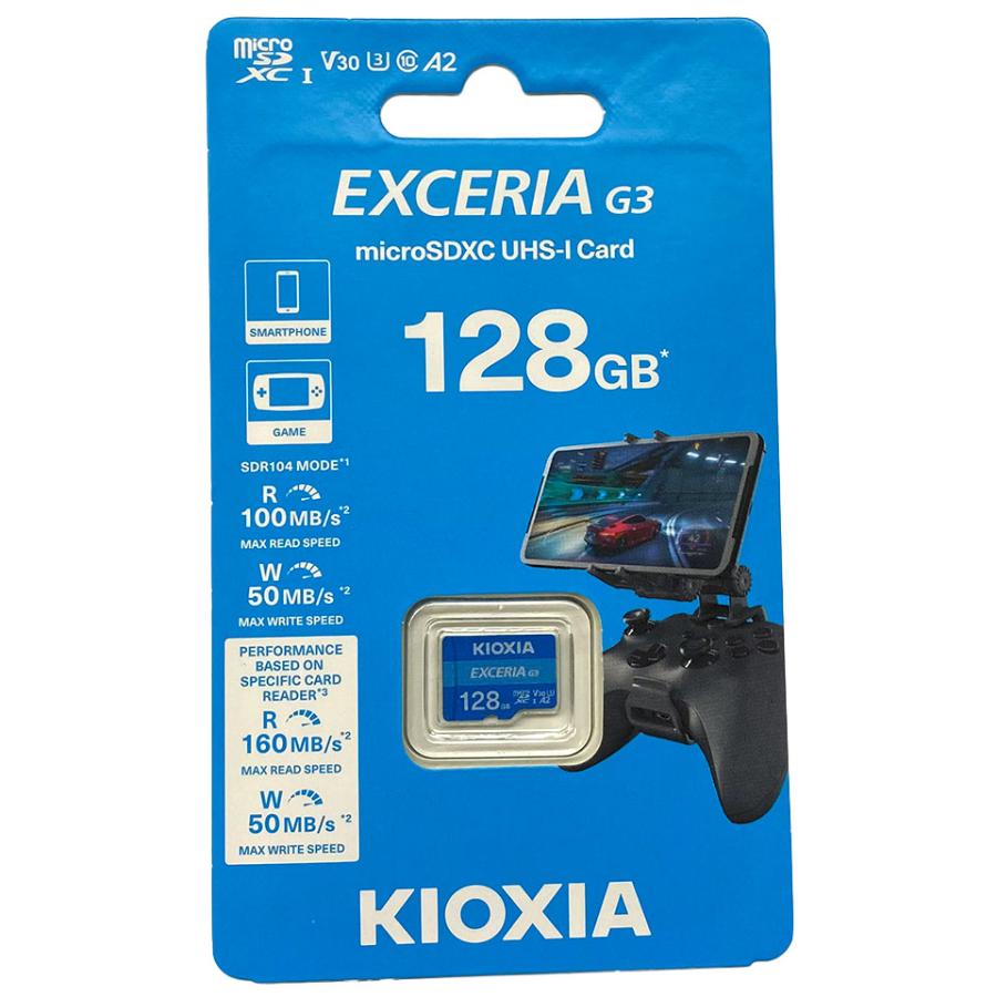 KIOXIA 【新品】Kioxia (LMEX3L128GG4) EXCERIA microSDXC 128GB UHS-I