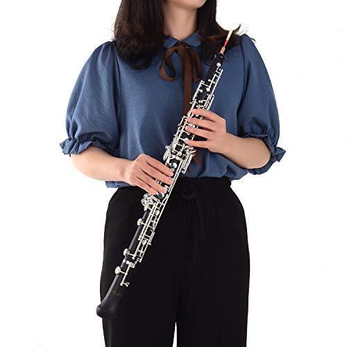 輝く高品質な オーボエ Cキー 半自動 スタイル プロフェッショナル 木管楽器 オーボエリード レザーケース キャリーバッグ クリーニングクロス ミニドライバー付 大注目 Atempletonphoto Com