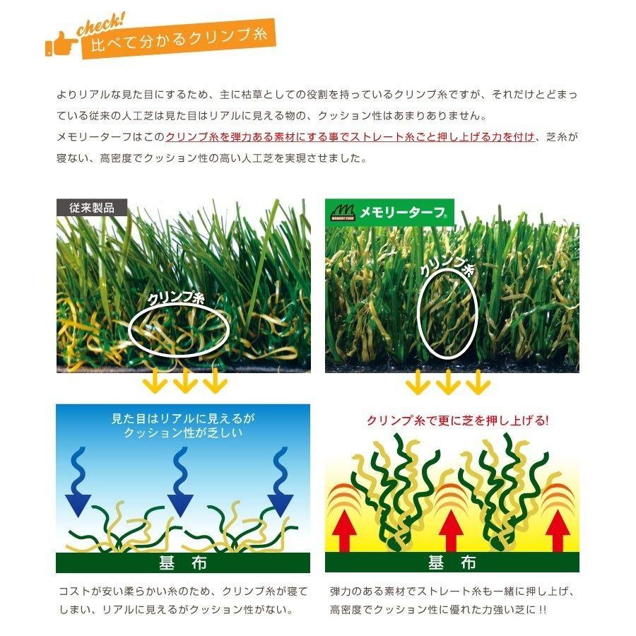 人工芝 メモリーターフ 形状記憶 2m × 5m 28mm丈 リアル ロール 人工芝 メモリーターフ 形状記憶 2m × 5m 28mm丈 リアル ロール