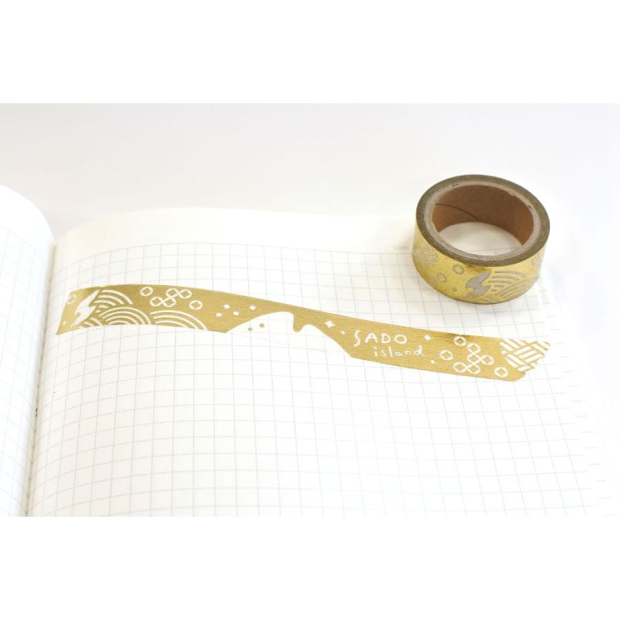 金箔マスキングテープ 「佐渡島の金山」 : DIPaletteWEBショップ