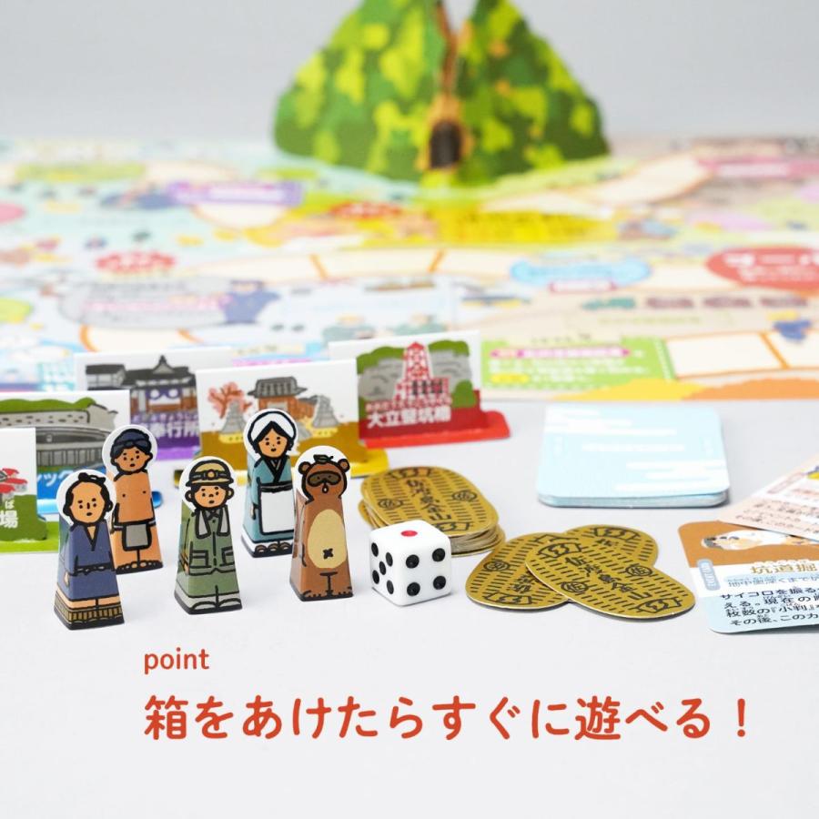 タイムスリップ佐渡島金山すごろく すごろく 佐渡 おもちゃ ボード
