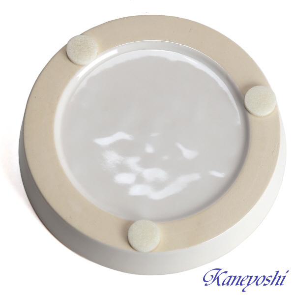 植木鉢用受皿 おしゃれ 安い 陶器 サイズ 17cm KN1170 5.5号 ホワイト 室内 屋外 白 色 |  | 02