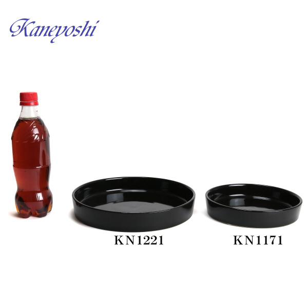 植木鉢用受皿 おしゃれ 安い 陶器 サイズ 23cm KN1221 7.5号 ブラック 室内 屋外 黒 色 |  | 06