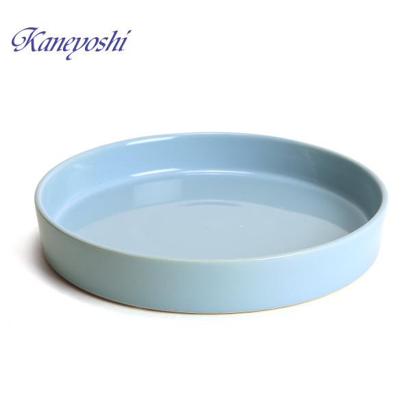 植木鉢用受皿 おしゃれ 安い 陶器 サイズ 23cm KN1227 7.5号 スカイブルー 室内 屋外 青 色 |  | 01