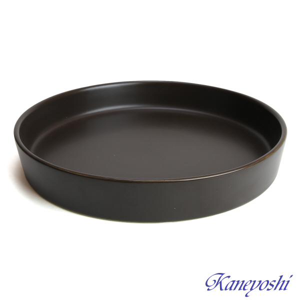 植木鉢用受皿 おしゃれ 安い 陶器 サイズ 22.5cm KN1229 7号 ブラウン 室内 屋外 茶 色 |  | 01