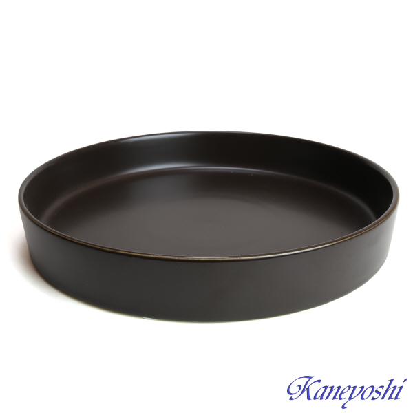 植木鉢用受皿 おしゃれ 安い 陶器 サイズ 28cm KN1289 9号 ブラウン 室内 屋外 茶 色 |  | 01