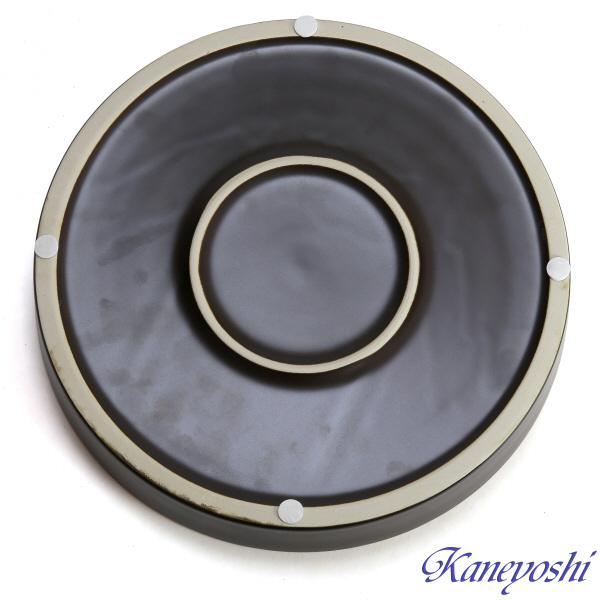 植木鉢用受皿 おしゃれ 安い 陶器 サイズ 28cm KN1289 9号 ブラウン 室内 屋外 茶 色 |  | 03