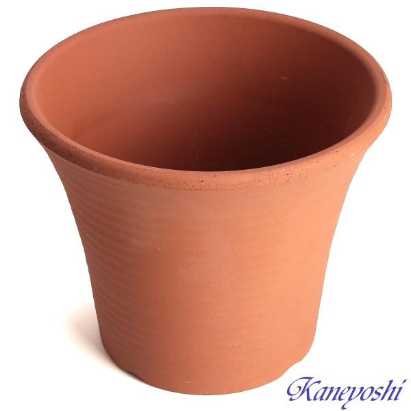 植木鉢 おしゃれ 安い 陶器 サイズ 23.5cm DLローズ 7号 赤焼 室内 屋外 レンガ 色 |  | 02