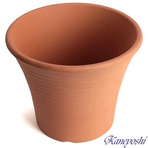 植木鉢 おしゃれ 安い 陶器 サイズ 26.5cm DLローズ 8号 赤焼 室内 屋外 レンガ 色 |  | 02