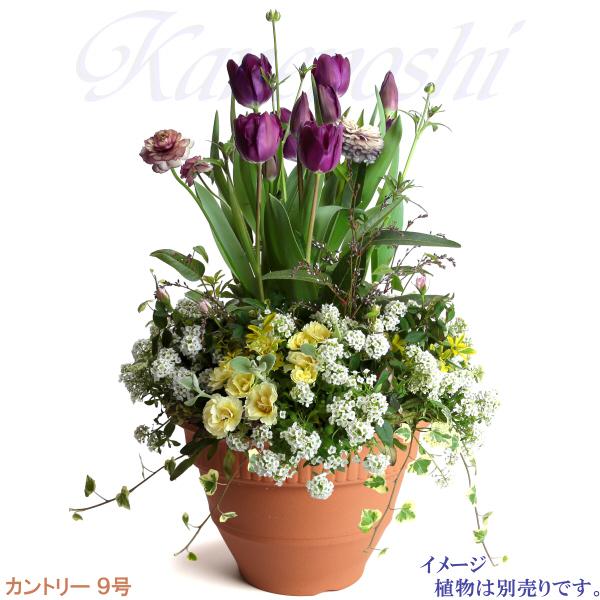 植木鉢 おしゃれ 安い 陶器 サイズ 28cm カントリー 9号 赤焼 室内 屋外 レンガ 色 |  | 07