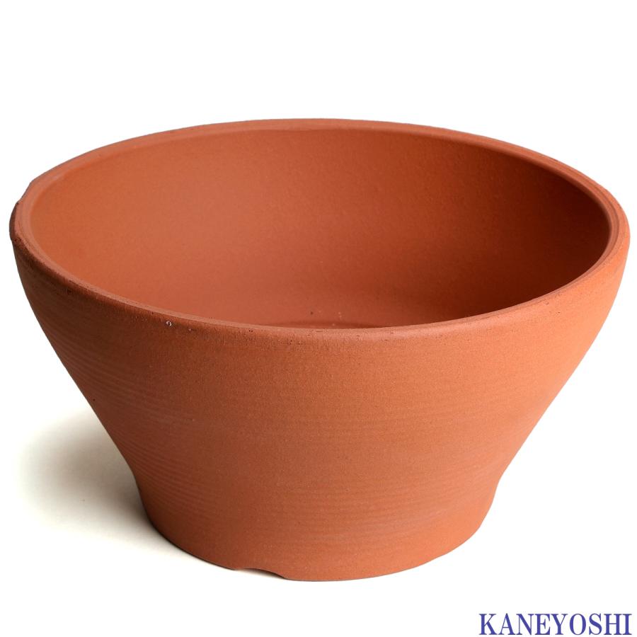 植木鉢 おしゃれ 安い 陶器 サイズ 23cm バリウス 7号 赤焼 室内 屋外 レンガ 色 |  | 02