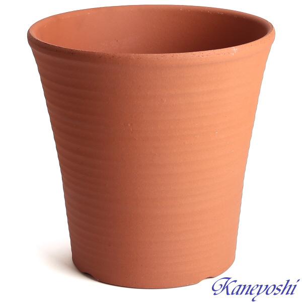 植木鉢 おしゃれ 安い 陶器 サイズ 22cm オーキッド 7号 赤焼 室内 屋外 レンガ 色 |  | 01