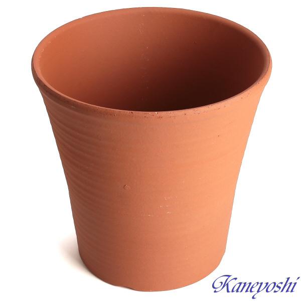 植木鉢 おしゃれ 安い 陶器 サイズ 22cm オーキッド 7号 赤焼 室内 屋外 レンガ 色 |  | 02