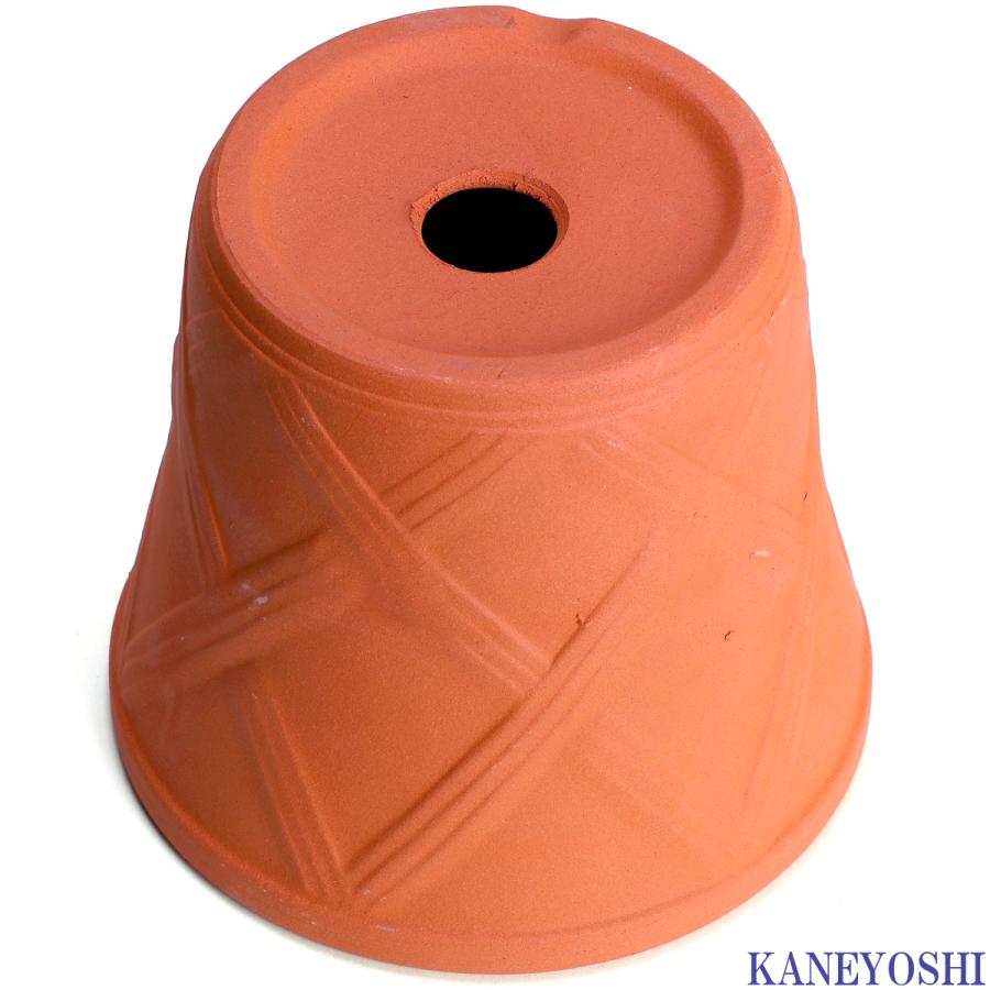 植木鉢 おしゃれ 安い 陶器 サイズ 19cm ハーブのかおり 6号 赤焼 室内 屋外 レンガ 色 |  | 04