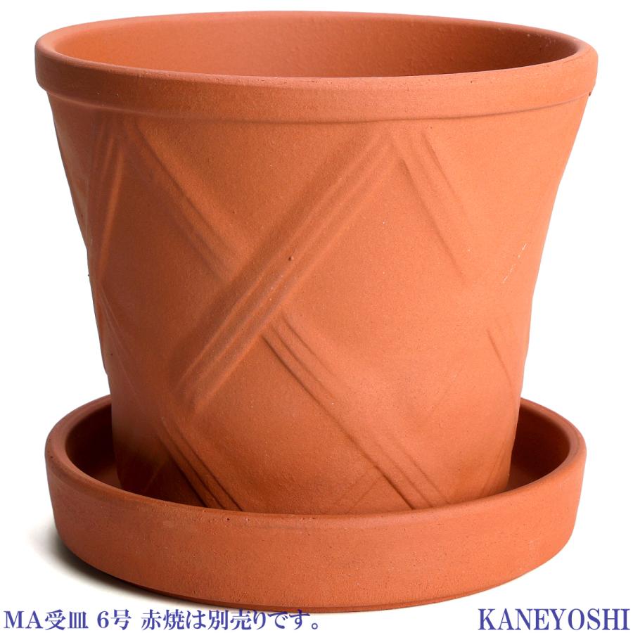 植木鉢 おしゃれ 安い 陶器 サイズ 19cm ハーブのかおり 6号 赤焼 室内 屋外 レンガ 色 |  | 05