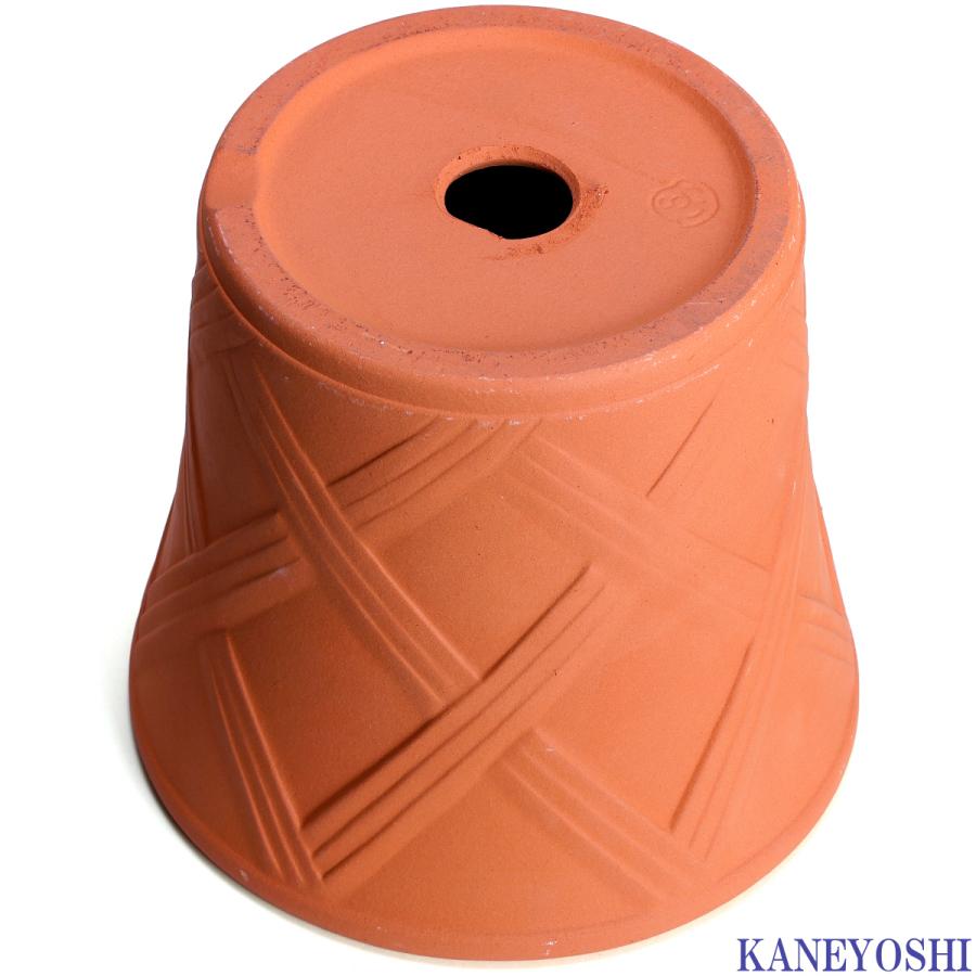 植木鉢 おしゃれ 安い 陶器 サイズ 25cm ハーブのかおり 8号 赤焼 室内 屋外 レンガ 色 |  | 04