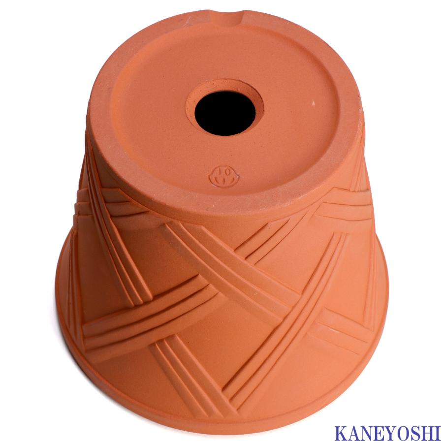 植木鉢 おしゃれ 安い 陶器 サイズ 31cm ハーブのかおり 10号 赤焼 室内 屋外 レンガ 色 |  | 04