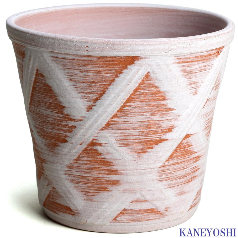 植木鉢 おしゃれ 安い 陶器 サイズ 15cm ハーブのかおり 5号 ホワイトビスク 室内 屋外 レンガ 色 |  | 01