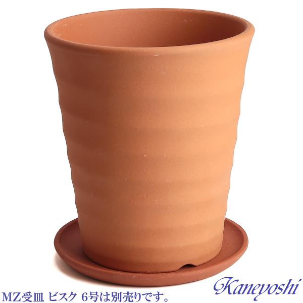 植木鉢 おしゃれ 安い 陶器 サイズ 19cm フラワーロード 6号 赤焼 室内 屋外 レンガ 色 |  | 05