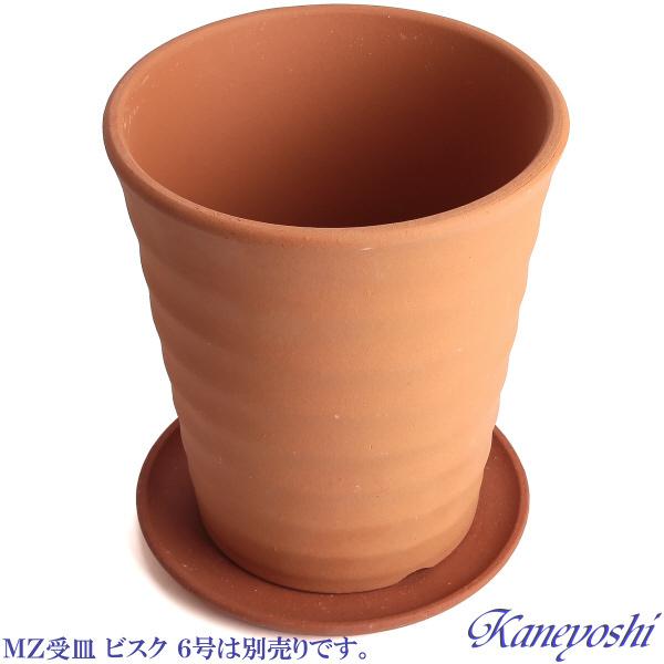 植木鉢 おしゃれ 安い 陶器 サイズ 19cm フラワーロード 6号 赤焼 室内 屋外 レンガ 色 |  | 06