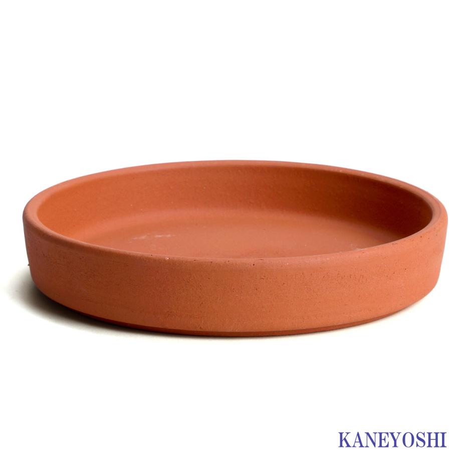 受け皿　植木鉢用　ソーサー　おしゃれ　陶器　サイズ　１９ｃｍ　安くて丈夫　ＭＡ受皿　６号　赤焼　日本製　国産　三河焼 |  | 01